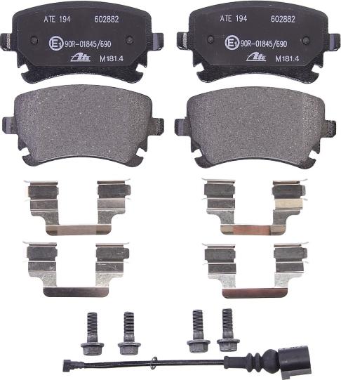 ATE 13.0460-2882.2 - Brake Pad Set, disc brake car-mod.net