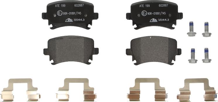 ATE 13.0460-2887.2 - Brake Pad Set, disc brake car-mod.net