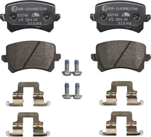 ATE 13.0460-2749.2 - Brake Pad Set, disc brake car-mod.net
