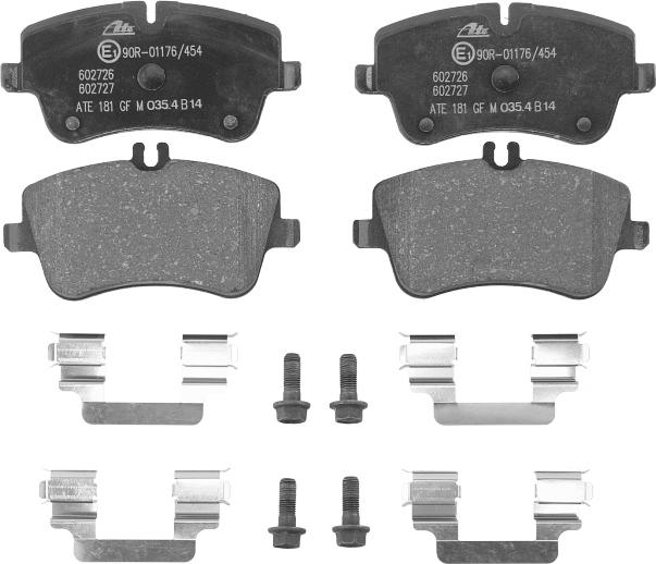 ATE 13.0460-2727.2 - Brake Pad Set, disc brake car-mod.net