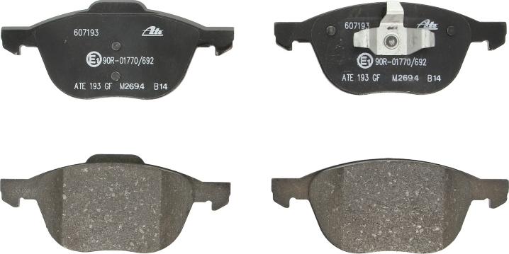 ATE 13.0460-7193.2 - Brake Pad Set, disc brake car-mod.net