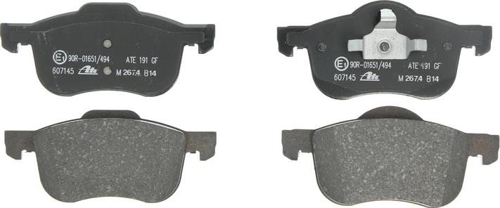 ATE 13.0460-7145.2 - Brake Pad Set, disc brake car-mod.net
