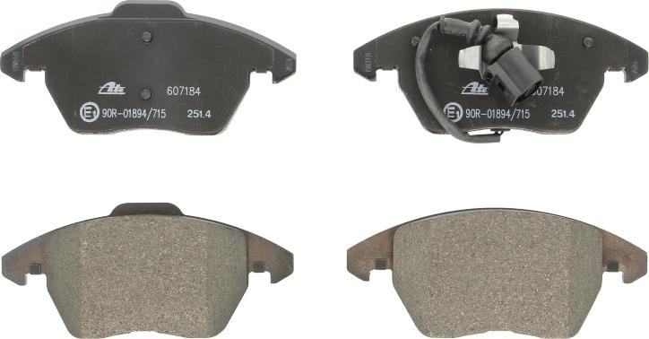 ATE 13.0460-7184.2 - Brake Pad Set, disc brake car-mod.net