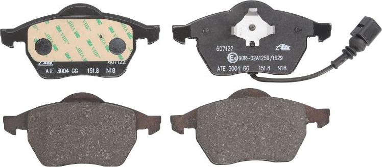 ATE 13.0460-7122.2 - Brake Pad Set, disc brake car-mod.net