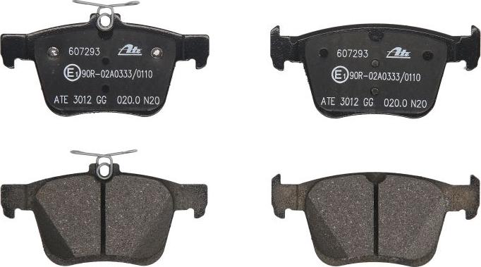 ATE 13.0460-7293.2 - Brake Pad Set, disc brake car-mod.net
