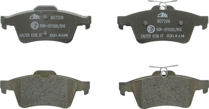 ATE 13.0460-7209.2 - Brake Pad Set, disc brake car-mod.net