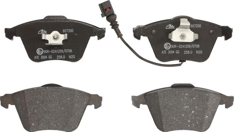 ATE 13.0460-7200.2 - Brake Pad Set, disc brake car-mod.net