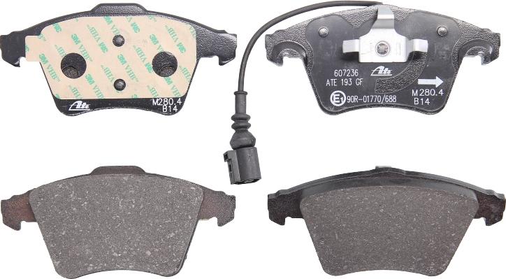 ATE 13.0460-7236.2 - Brake Pad Set, disc brake car-mod.net