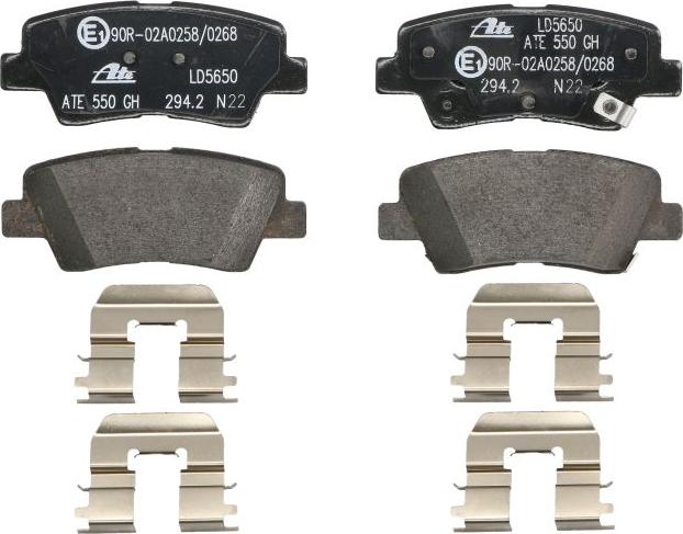 ATE 13.0470-5650.2 - Brake Pad Set, disc brake car-mod.net