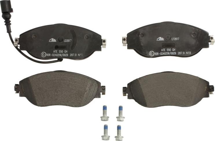 ATE 13.0470-2617.2 - Brake Pad Set, disc brake car-mod.net
