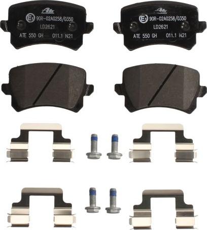ATE 13.0470-2621.2 - Brake Pad Set, disc brake car-mod.net