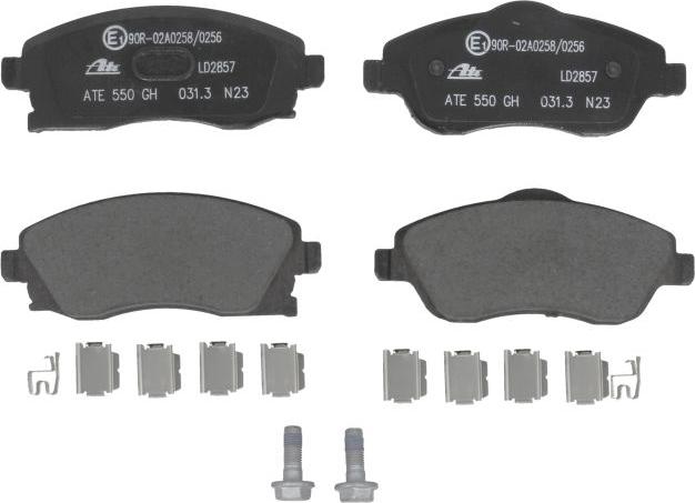 ATE 13.0470-2857.2 - Brake Pad Set, disc brake car-mod.net