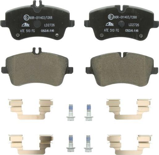 ATE 13.0470-2726.2 - Brake Pad Set, disc brake car-mod.net