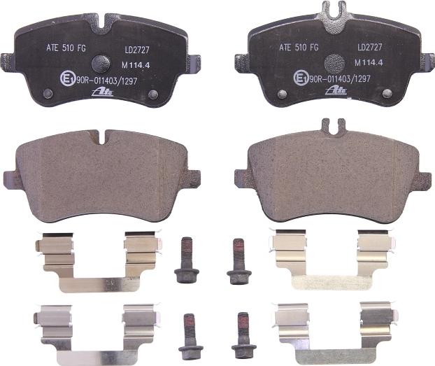 ATE 13.0470-2727.2 - Brake Pad Set, disc brake car-mod.net