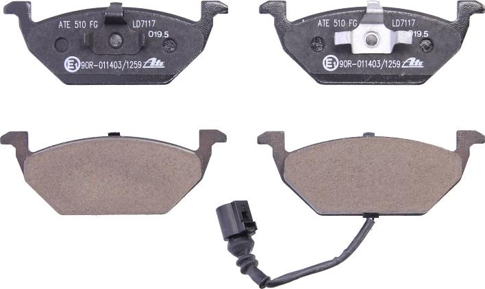 ATE 13.0470-7117.2 - Brake Pad Set, disc brake car-mod.net