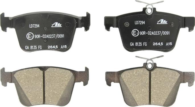 ATE 13.0470-7294.2 - Brake Pad Set, disc brake car-mod.net