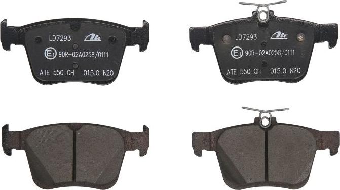 ATE 13.0470-7293.2 - Brake Pad Set, disc brake car-mod.net