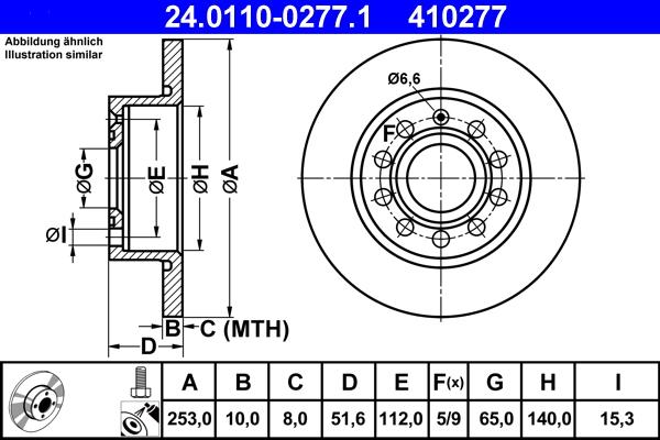 ATE 24.0110-0277.1 - Brake Disc car-mod.net