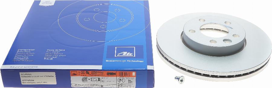 ATE 24.0130-0114.1 - Brake Disc car-mod.net