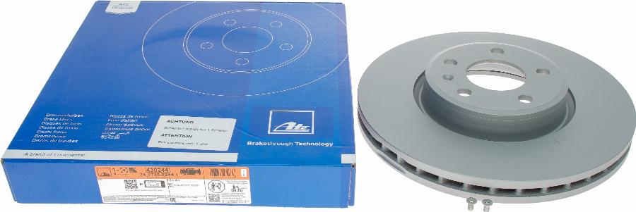 ATE 24.0130-0244.1 - Brake Disc car-mod.net