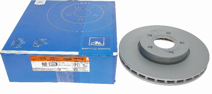 ATE 24.0125-0199.1 - Brake Disc car-mod.net
