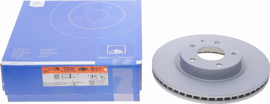 ATE 24.0125-0208.1 - Brake Disc car-mod.net