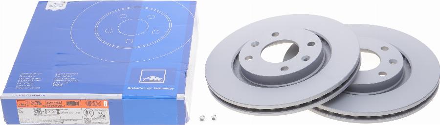 ATE 24.0122-0194.1 - Brake Disc car-mod.net