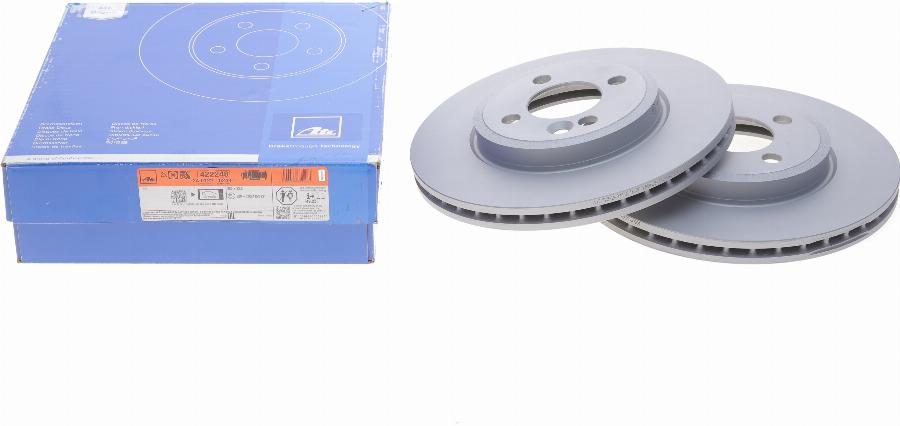 ATE 24.0122-0248.1 - Brake Disc car-mod.net