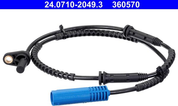 ATE 24.0710-2049.3 - ABS sensor, wheel speed car-mod.net