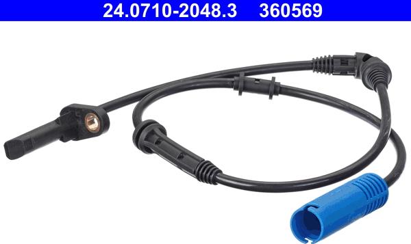 ATE 24.0710-2048.3 - ABS sensor, wheel speed car-mod.net