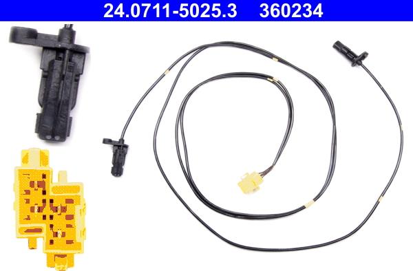 ATE 24.0711-5025.3 - ABS sensor, wheel speed car-mod.net