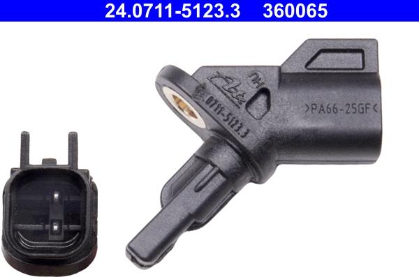 ATE 24.0711-5123.3 - ABS sensor, wheel speed car-mod.net
