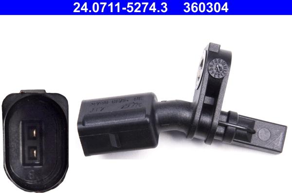 ATE 24.0711-5274.3 - ABS sensor, wheel speed car-mod.net