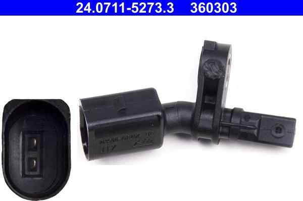 ATE 24.0711-5273.3 - ABS sensor, wheel speed car-mod.net