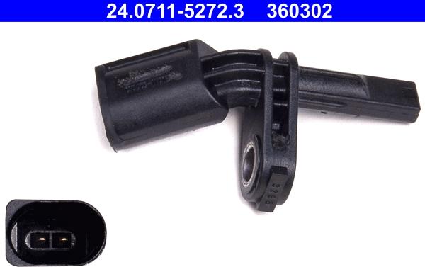 ATE 24.0711-5272.3 - ABS sensor, wheel speed car-mod.net