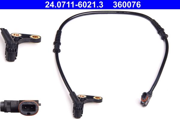 ATE 24.0711-6021.3 - ABS sensor, wheel speed car-mod.net