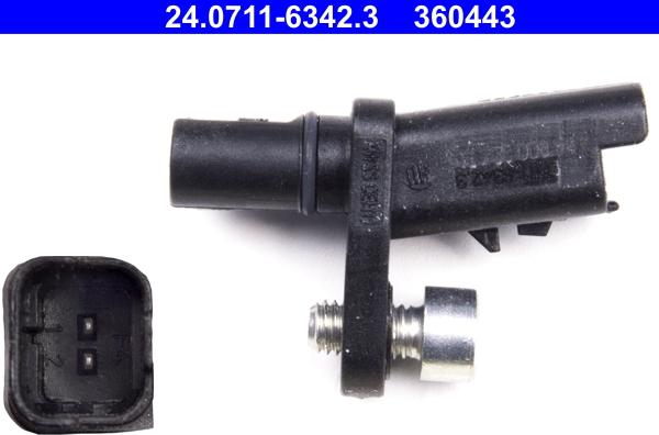 ATE 24.0711-6342.3 - ABS sensor, wheel speed car-mod.net