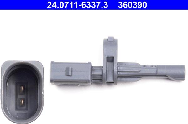 ATE 24.0711-6337.3 - ABS sensor, wheel speed car-mod.net