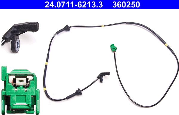 ATE 24.0711-6213.3 - ABS sensor, wheel speed car-mod.net