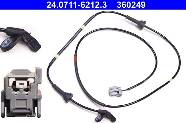 ATE 24.0711-6212.3 - ABS sensor, wheel speed car-mod.net