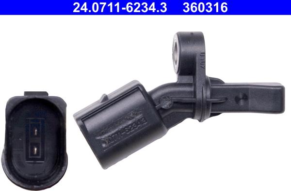 ATE 24.0711-6234.3 - ABS sensor, wheel speed car-mod.net