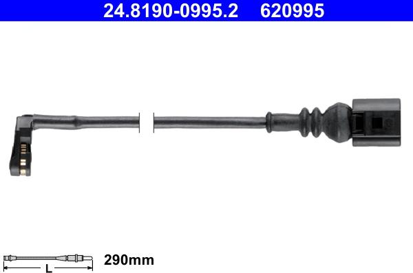 ATE 24.8190-0995.2 - Warning Contact, brake pad wear car-mod.net