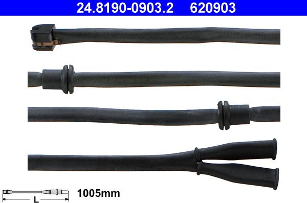 ATE 24.8190-0903.2 - Warning Contact, brake pad wear car-mod.net