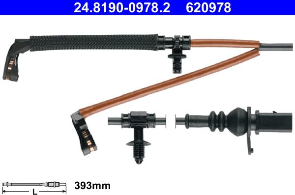 ATE 24.8190-0978.2 - Warning Contact, brake pad wear car-mod.net
