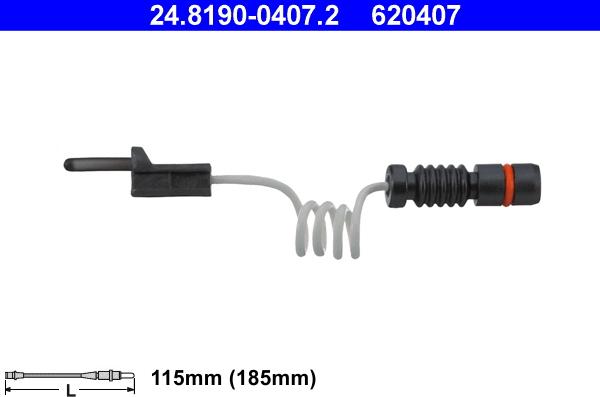 ATE 24.8190-0407.2 - Warning Contact, brake pad wear car-mod.net