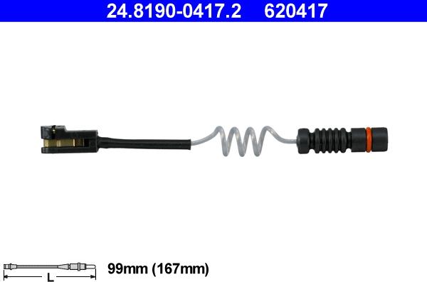 ATE 24.8190-0417.2 - Warning Contact, brake pad wear car-mod.net