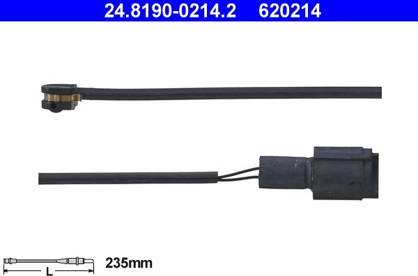 ATE 24.8190-0214.2 - Warning Contact, brake pad wear car-mod.net