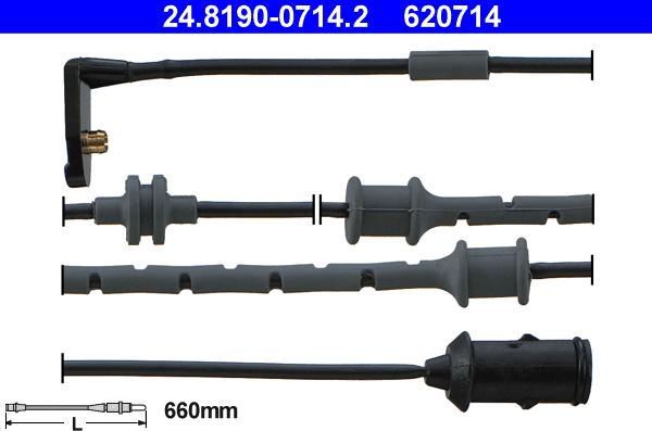 ATE 24.8190-0714.2 - Warning Contact, brake pad wear car-mod.net