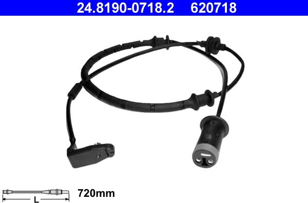 ATE 24.8190-0718.2 - Warning Contact, brake pad wear car-mod.net