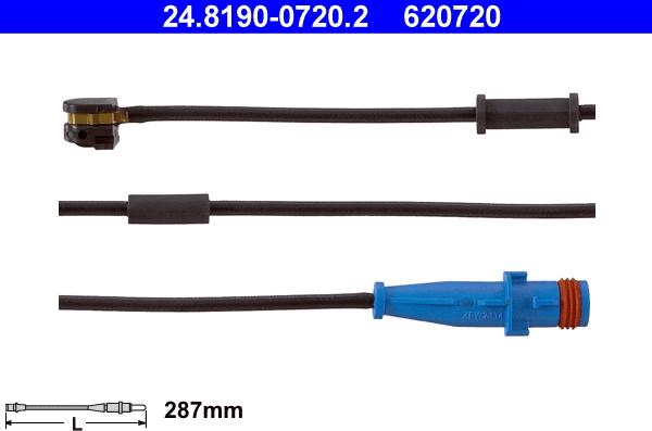 ATE 24.8190-0720.2 - Warning Contact, brake pad wear car-mod.net